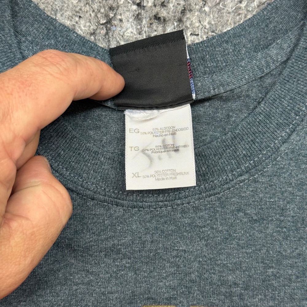 NFL Team Apparel San Francisco 49ers T-Shirt‎ Mens XL Charcoal Grey Graphic Tee - Picture 8 of 9